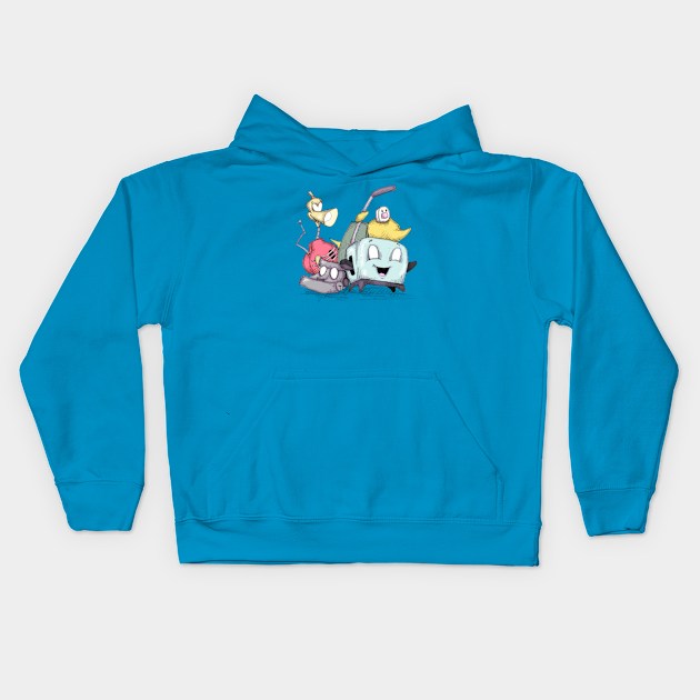 Brave Little Appliances Kids Hoodie by LVBart